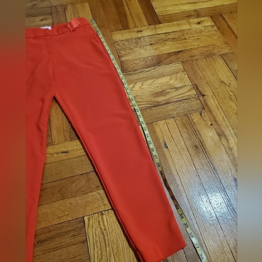 Have Womens Trosure Pants size Small Red Slim Fit Stretch - Picture 10 of 12